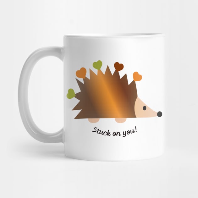 Stuck On You Hedgehog by Hedgie Designs
